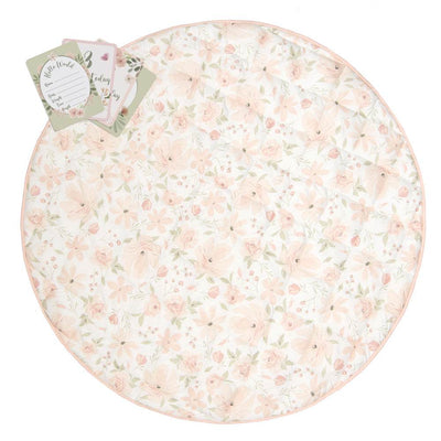 Living Textiles Round Play Mat & Milestone Cards - Meadow - Outlet Shop For Kids