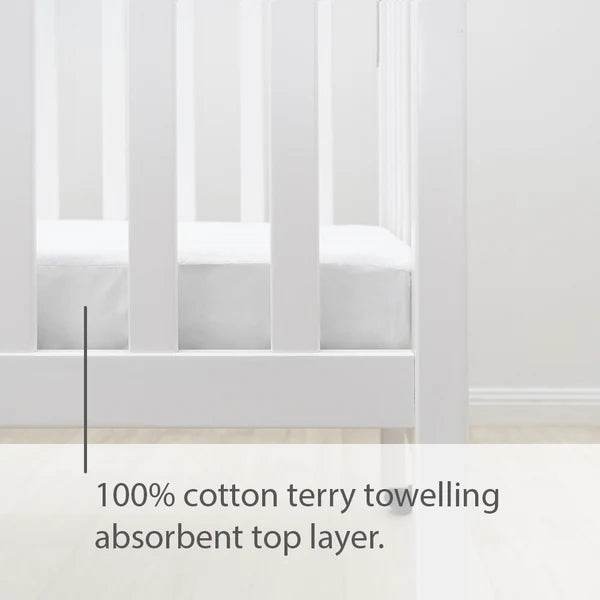 Living Textiles Waterproof Mattress Protector - Cot - Outlet Shop For Kids