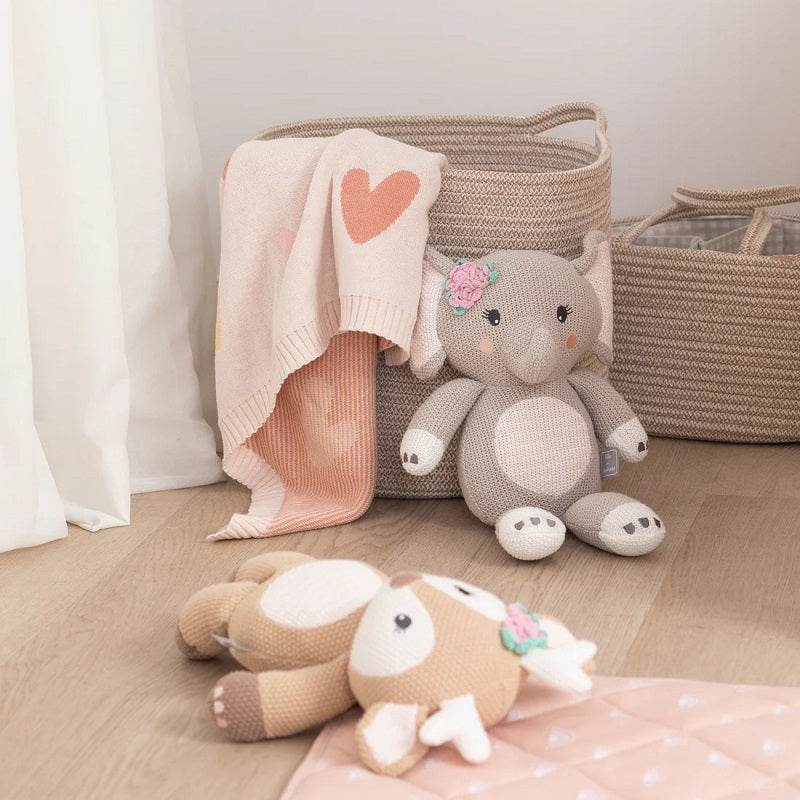 Living Textiles Whimsical Toy - Ella the Elephant - Outlet Shop For Kids