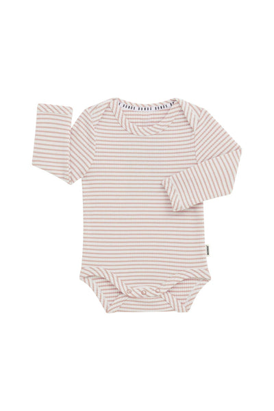 Bonds Long Sleeve Envelope Bodysuit - Ceramic Dust/Marscapone