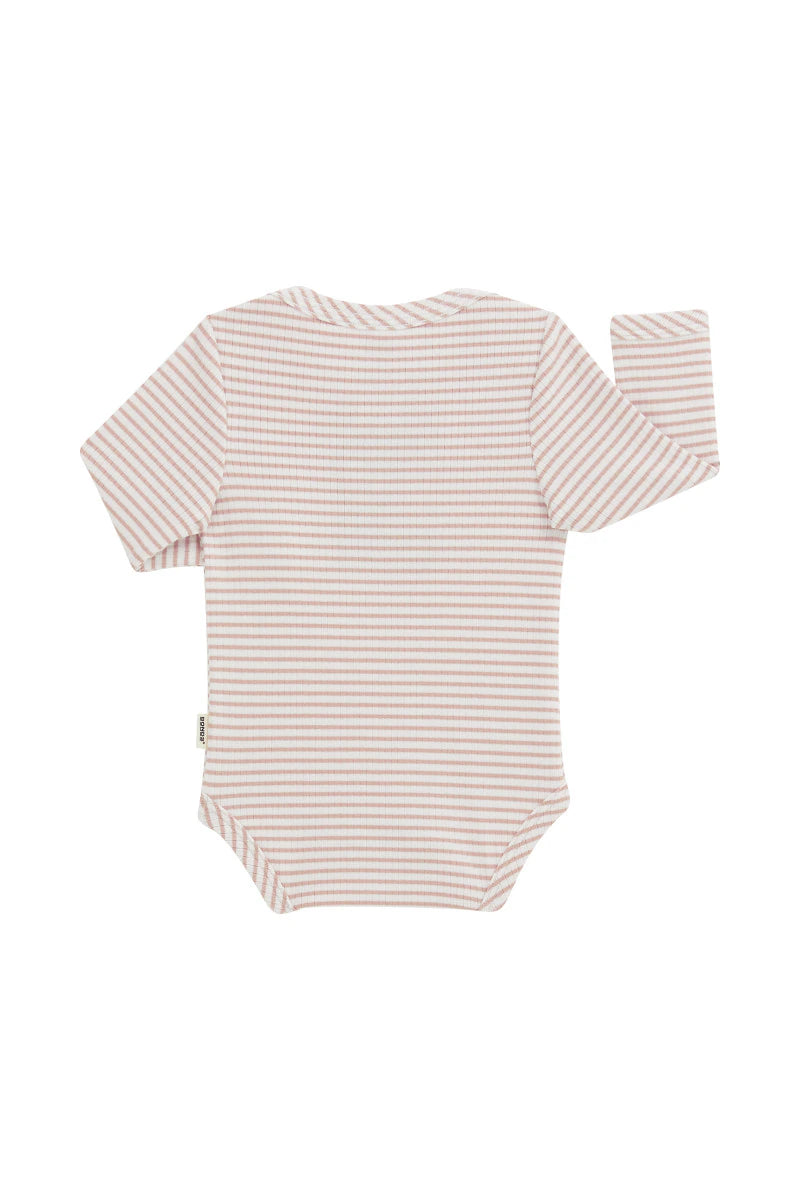 Bonds Long Sleeve Envelope Bodysuit - Ceramic Dust/Marscapone