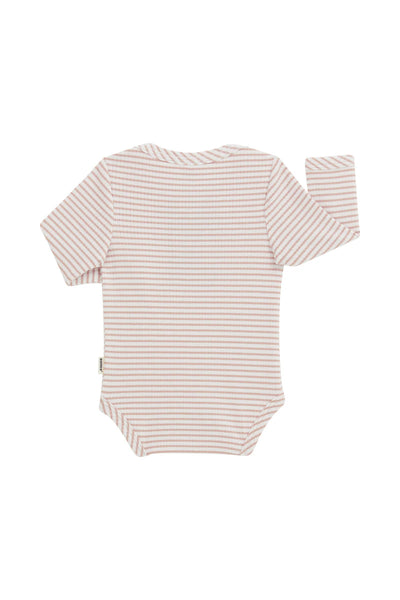 Bonds Long Sleeve Envelope Bodysuit - Ceramic Dust/Marscapone
