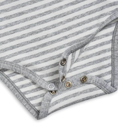 Love To Dream Cotton Long sleeve Bodysuit - Grey Stripe - Outlet Shop For Kids
