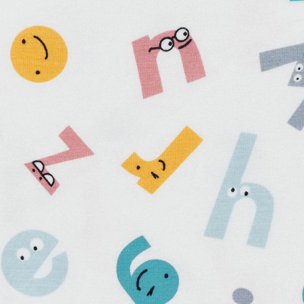 Love To Dream Ecovero Leggings - White Alphabet Soup - Outlet Shop For Kids