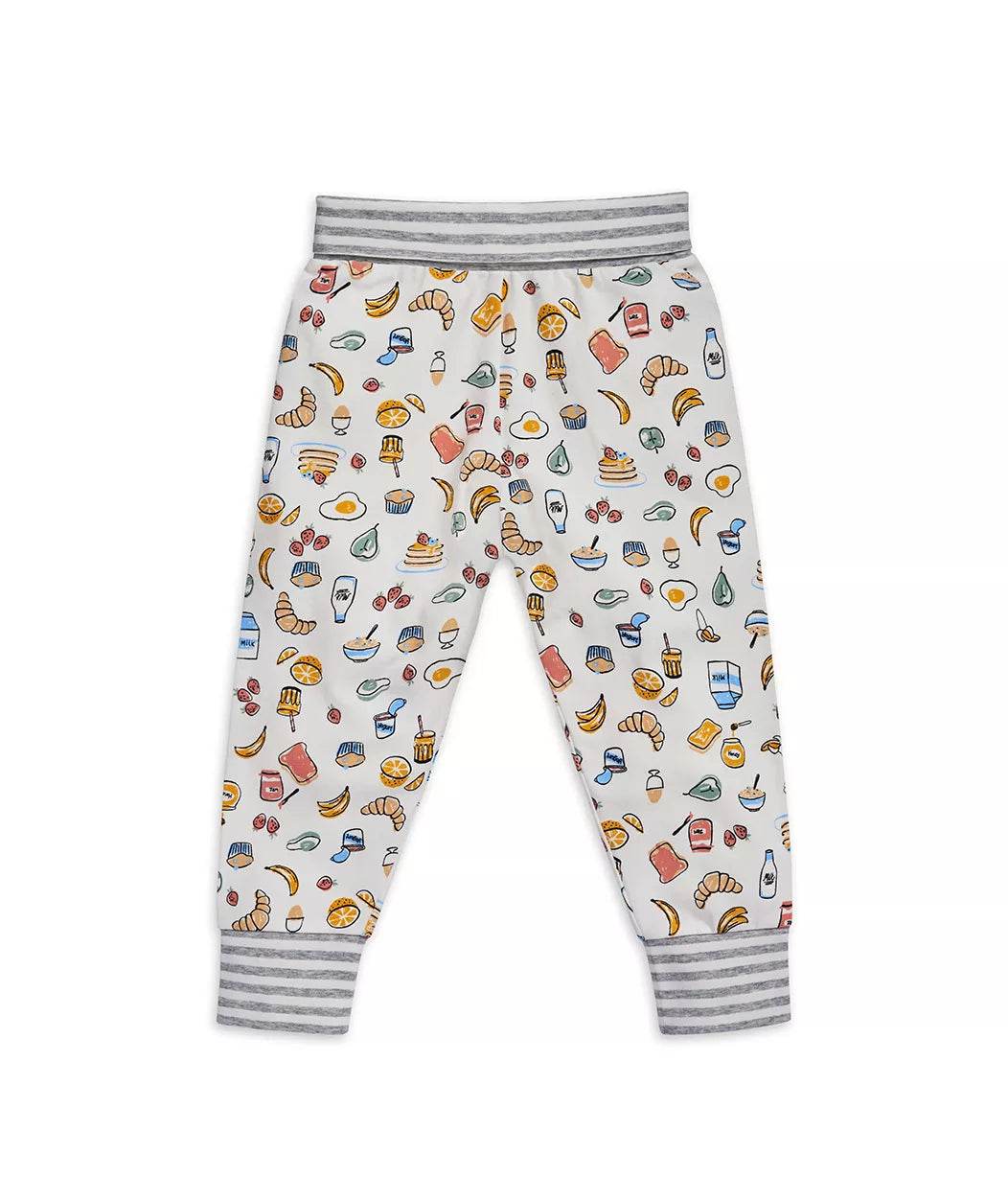 Love To Dream Kids Long Sleeve Pyjama Set - Breakfast White - Outlet Shop For Kids