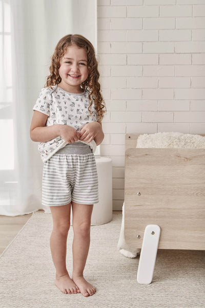 Love To Dream Kids Pyjama Set Short Sleeve - Bunny - Outlet Shop For Kids