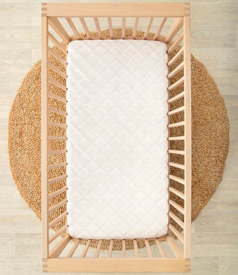 Love To Dream Mattress Protector Sheet Cot/Crib - White - Outlet Shop For Kids