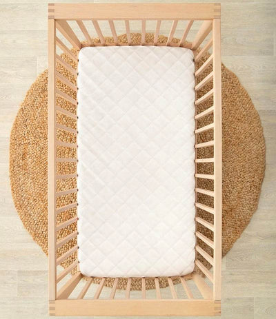 Love To Dream Mattress Protector Sheet Cot/Crib - White - Outlet Shop For Kids