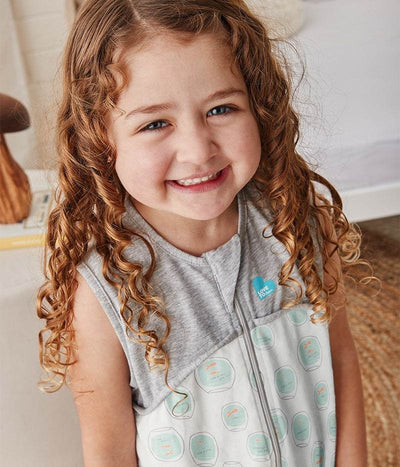 Love To Dream Organic Cotton Sleep Bag 0.2 TOG - Fishbowl White - Outlet Shop For Kids