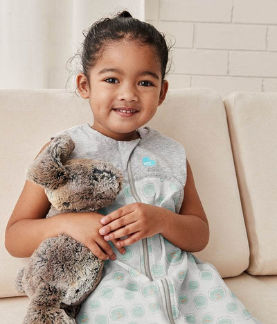 Love To Dream Organic Cotton Sleep Bag 0.2 TOG - Fishbowl White - Outlet Shop For Kids