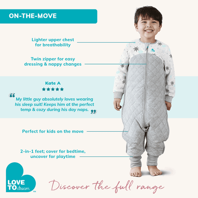 Love To Dream Sleep Suit 1.0 TOG - Pink Clouds - Outlet Shop For Kids
