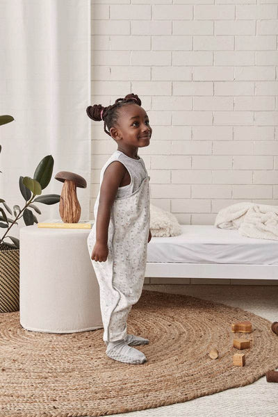 Love To Dream Sleep Suit Organic Cotton 0.2 TOG - Seagulls Grey - Outlet Shop For Kids