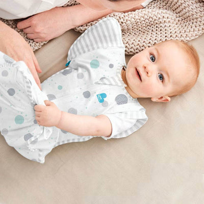 Love To Dream Swaddle Up™ Transition Bag Lite 0.2 TOG - Moon Phases White - Outlet Shop For Kids