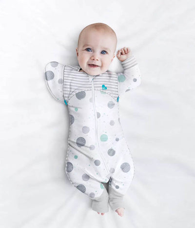 Love To Dream Swaddle Up™ Transition Suit Lite 0.2 TOG - Moon Phases White - Outlet Shop For Kids
