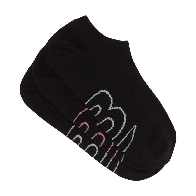 Bonds Womens Super Comfy No Show Socks 3 Pack - Black Pack
