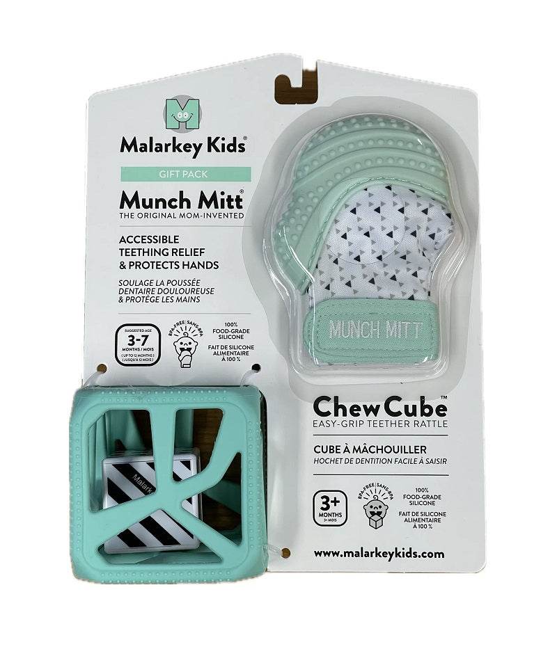 Malarkey Kids Gift Pack - Mitten & Cube - Mint - Outlet Shop For Kids