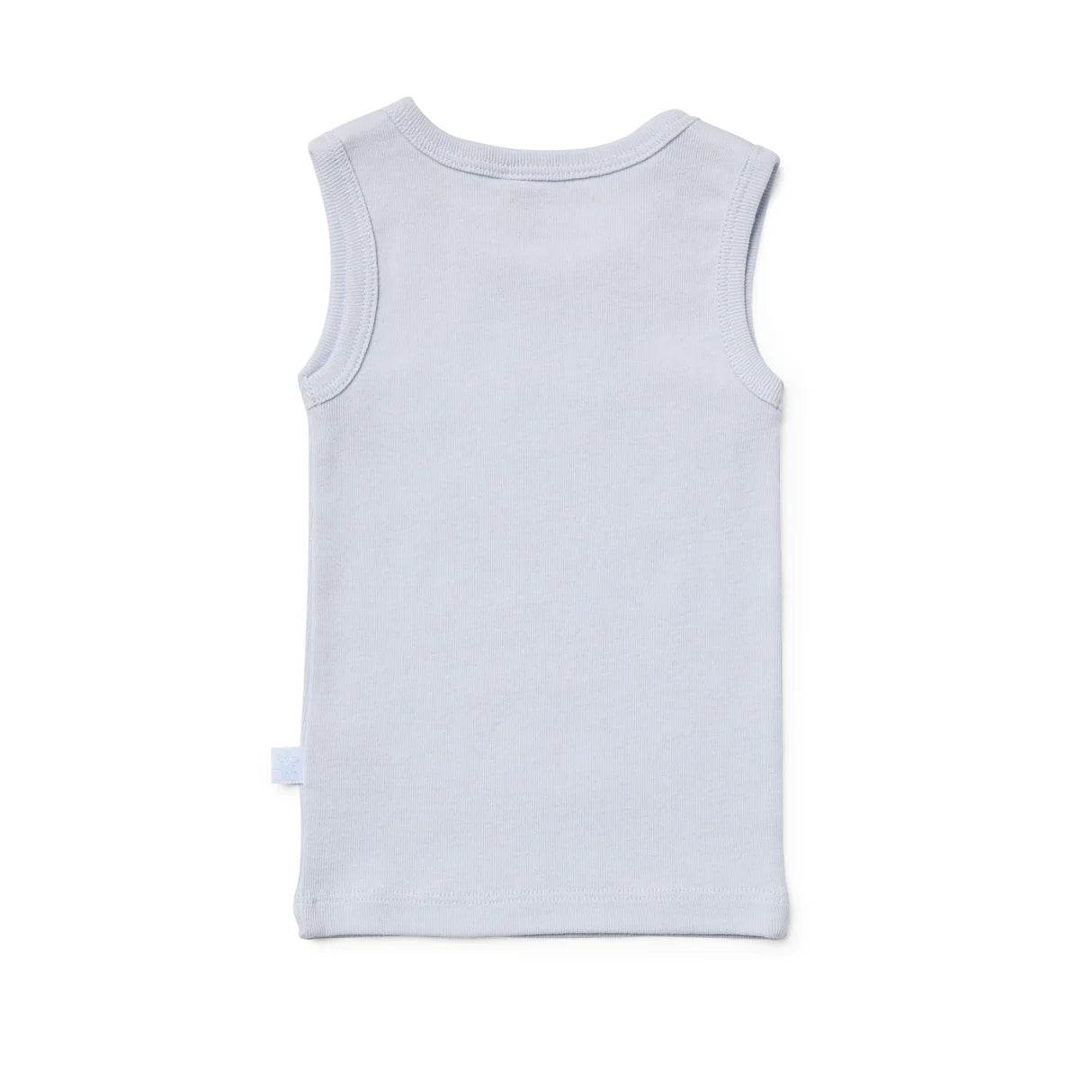 Marquise Blue and White Acorn Singlet 2 Pack - Outlet Shop For Kids