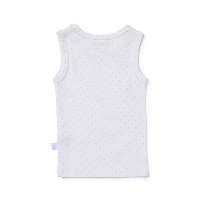 Marquise Blue and White Acorn Singlet 2 Pack - Outlet Shop For Kids