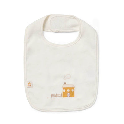 Marquise Farmhouse Striped Zipsuit and Bib 2 Piece Set - Mustard Stripe - Outlet Shop For Kids