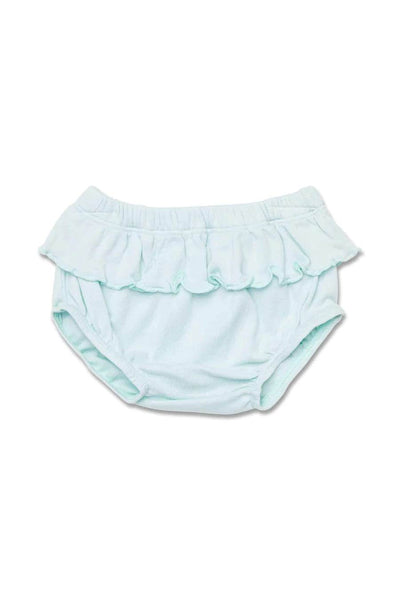 Marquise Floral Frill Top and Blue Nappy Pant Set - Floral/Blue - Outlet Shop For Kids