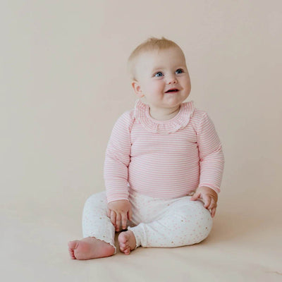 Marquise Flutter Hearts Bodysuit and Footless Legging 2 Piece Set - Outlet Shop For Kids