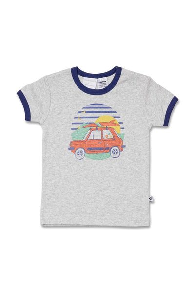Marquise Gone Surfing Pyjamas - Grey/Navy - Outlet Shop For Kids