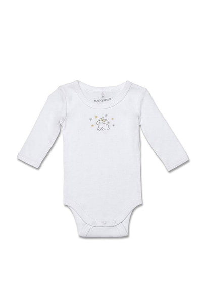 Marquise Newborn Essentials 2 Pack Bodysuits Bunny - Print/White - Outlet Shop For Kids
