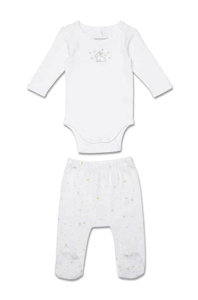 Marquise Newborn Essentials Bodysuit and Leggings - Grey/Yellow Star - Outlet Shop For Kids