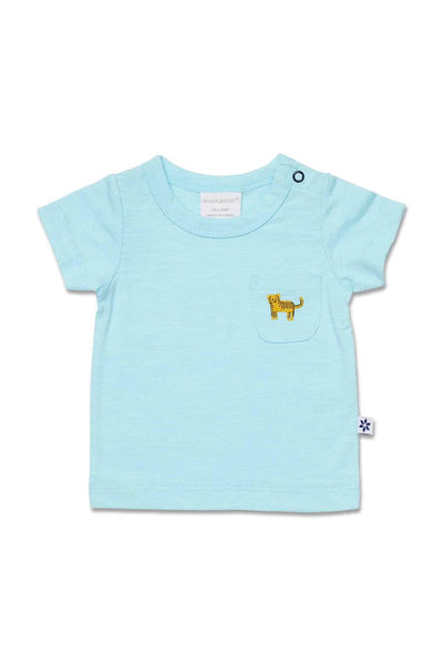 Marquise Tiger Tribe Top and Chambray Pants Set - Blue - Outlet Shop For Kids