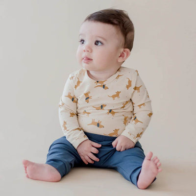 Marquise Woof Bodysuit and Footless Legging 2 Piece Set - Outlet Shop For Kids