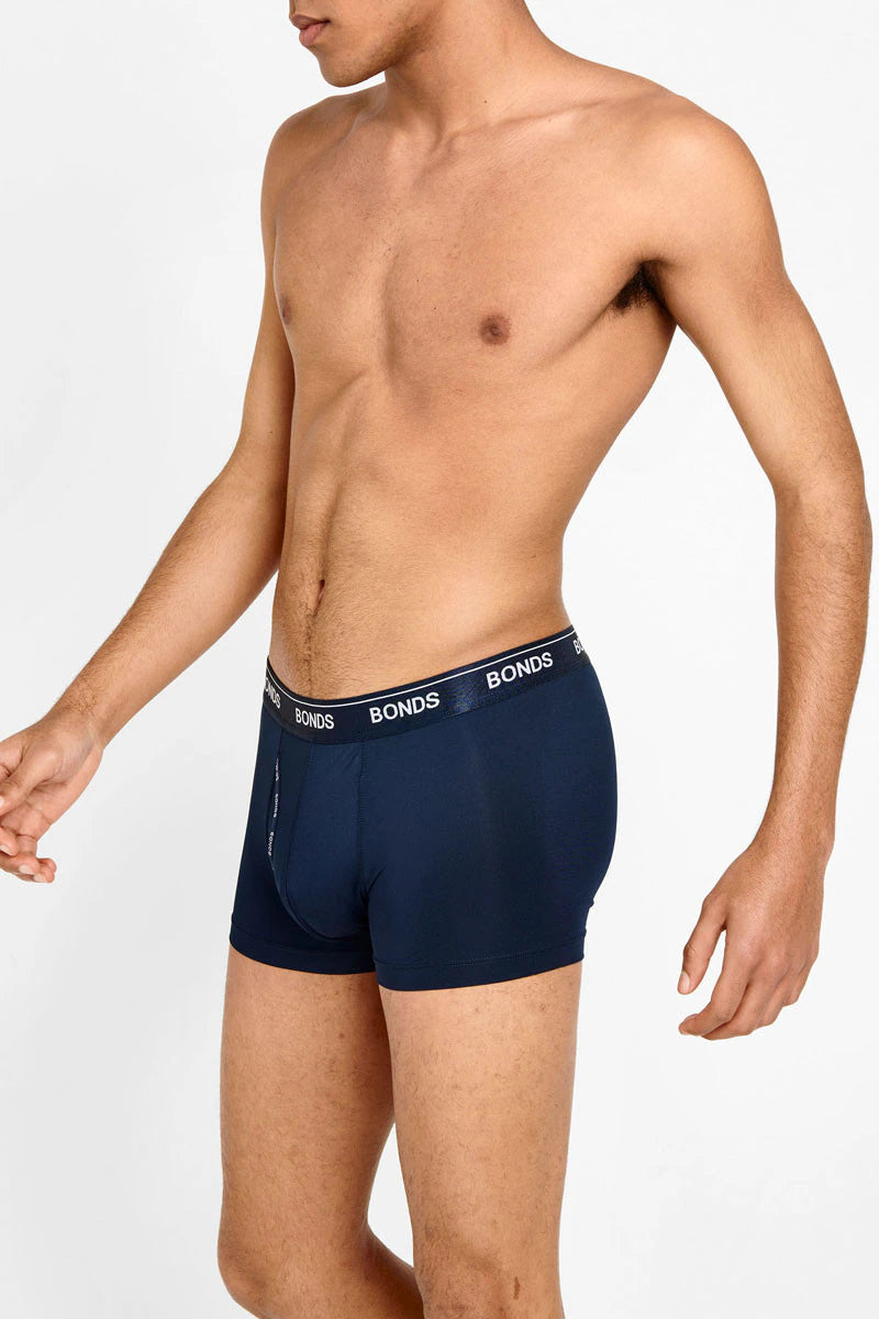 Bonds Men's Microfibre Guyfront Trunk - Nu Navy
