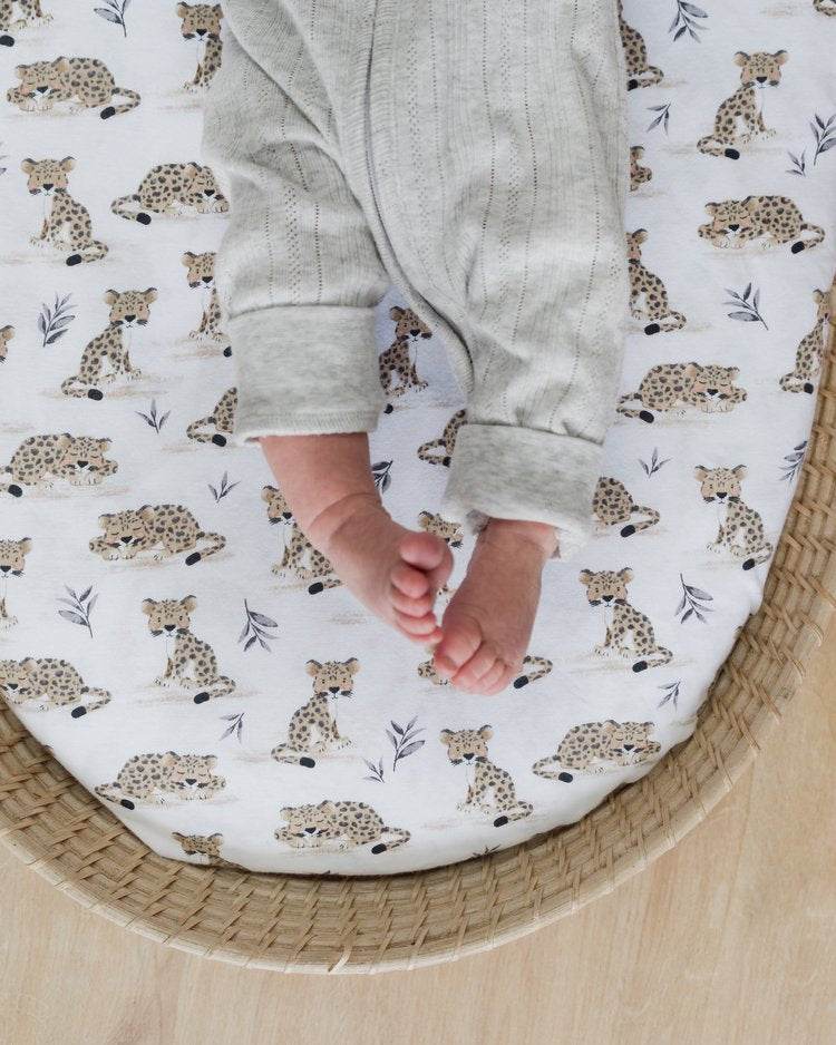 Mister Fly Bassinet Sheet Set 2 Pack - Safari - Outlet Shop For Kids