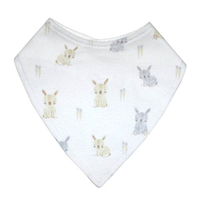 Mister Fly Dribble Bib - Bunny And Carrots - Outlet Shop For Kids