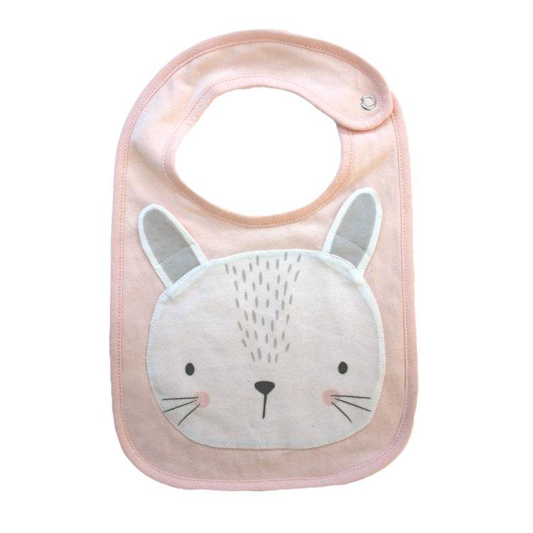 Mister Fly Face Bib - Pink Bunny - Outlet Shop For Kids