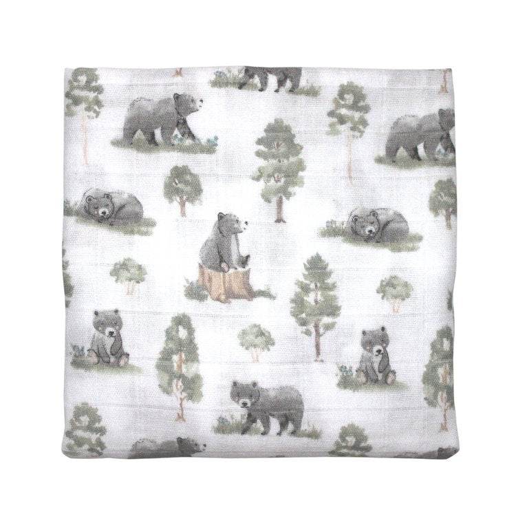 Mister Fly Muslin Wrap - Baby Bear - Outlet Shop For Kids