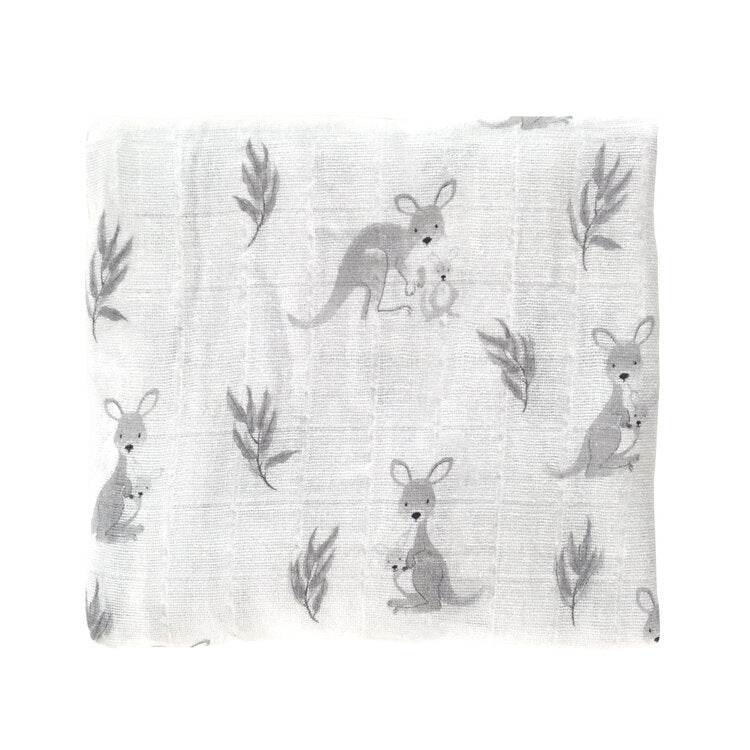 Mister Fly Muslin Wrap - Kangaroo - Outlet Shop For Kids