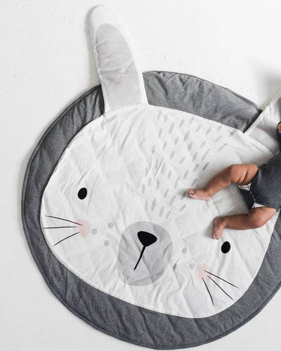 Mister Fly Playmat - Grey Bunny - Outlet Shop For Kids