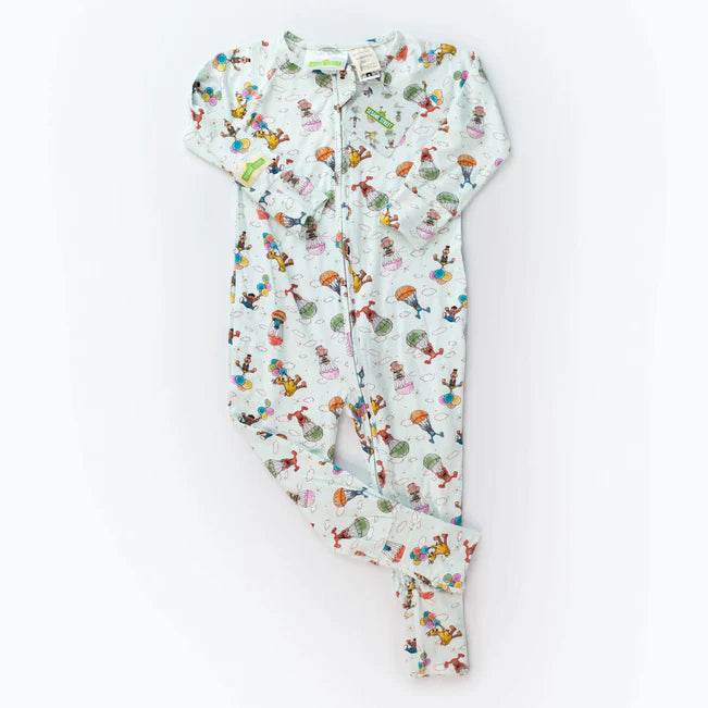 Monarch Bamboo Long Romper Bootysuit - Sesame Street Nostalgia - Outlet Shop For Kids