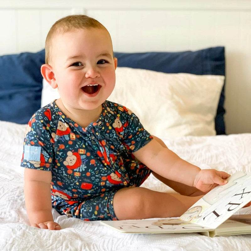 Monarch Bamboo Short Romper Bootysuit - Paddington Baby - Outlet Shop For Kids