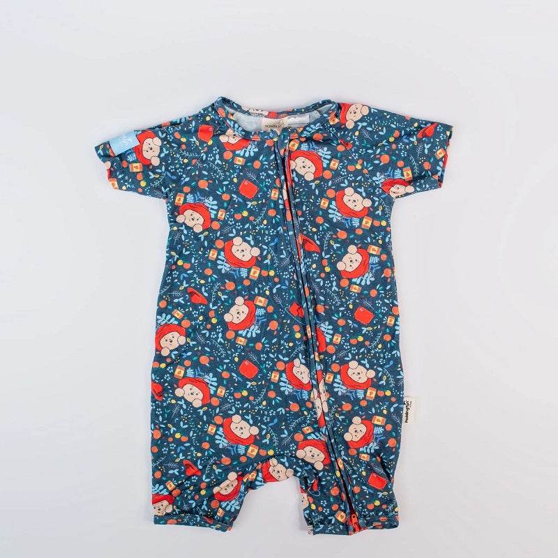Monarch Bamboo Short Romper Bootysuit - Paddington Baby - Outlet Shop For Kids