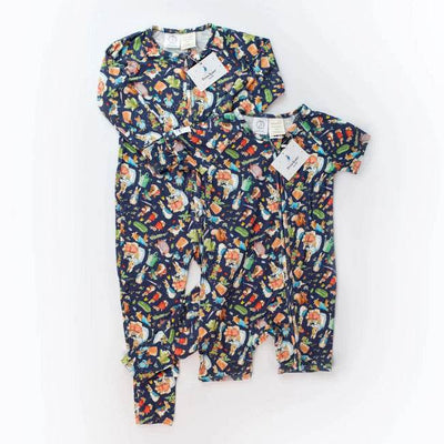 Monarch Bamboo Short Romper Bootysuit - Peter Rabbit Classic - Outlet Shop For Kids