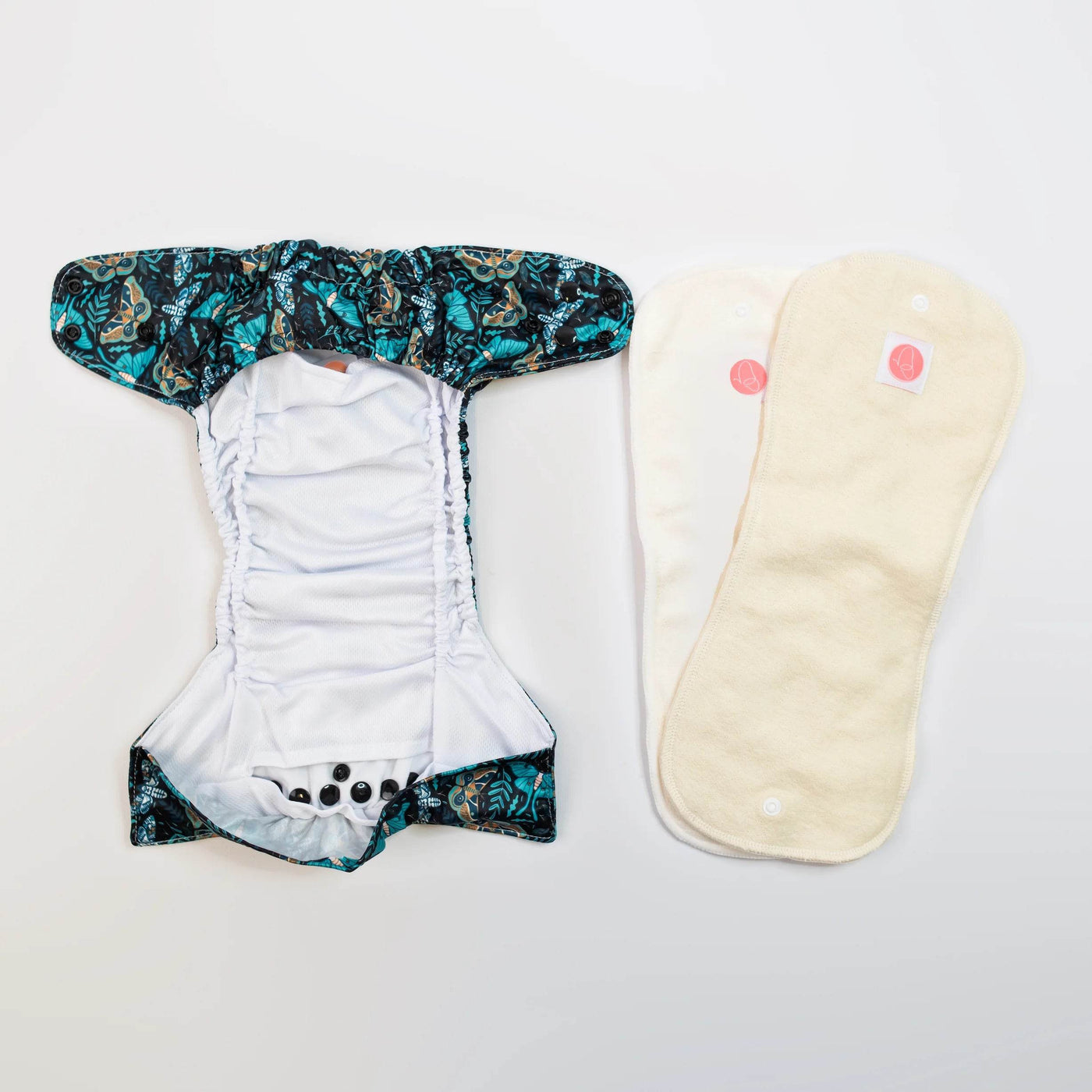 Monarch Classic Reusable Cloth Nappy 2.0 With Snaps - Twilight Flight - Outlet Shop For Kids