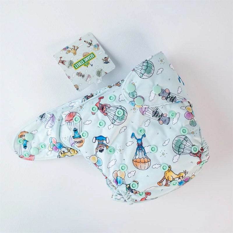 Monarch Ultimate Swim Nappy With Hook & Loop - Sesame Street Nostalgia