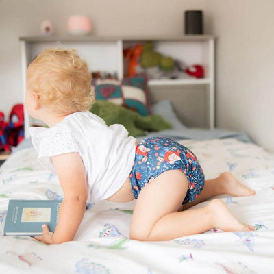 Monarch Ultimate Wipeable Cloth Nappy V3.0 With Hook & Loop - Paddington Baby - Outlet Shop For Kids