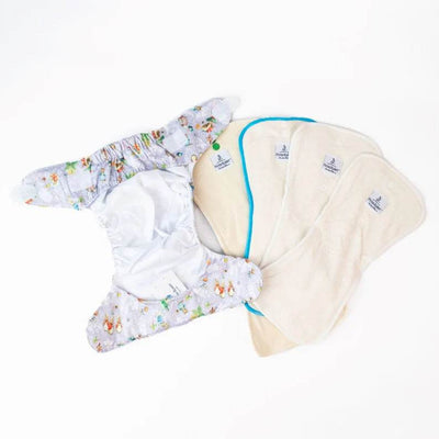 Monarch Ultimate Wipeable Cloth Nappy V3.0 With Snaps - Peter Rabbit Spring - Outlet Shop For Kids