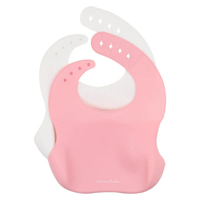 Bebe By Minihaha Floral Print 2 Pack Silicone Bibs