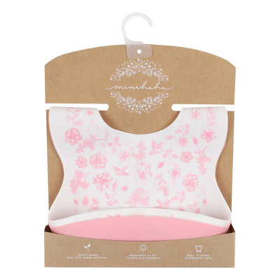 Bebe By Minihaha Floral Print 2 Pack Silicone Bibs