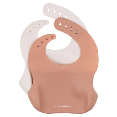 Bebe By Minihaha Koala Print 2 Pack Silicone Bibs