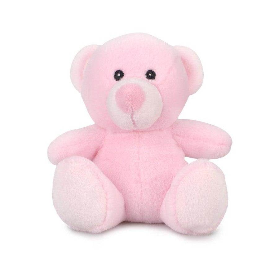 My Buddy Bear 14cm Buddy Rattle Pink Soft Toy 3y+ - Outlet Shop For Kids