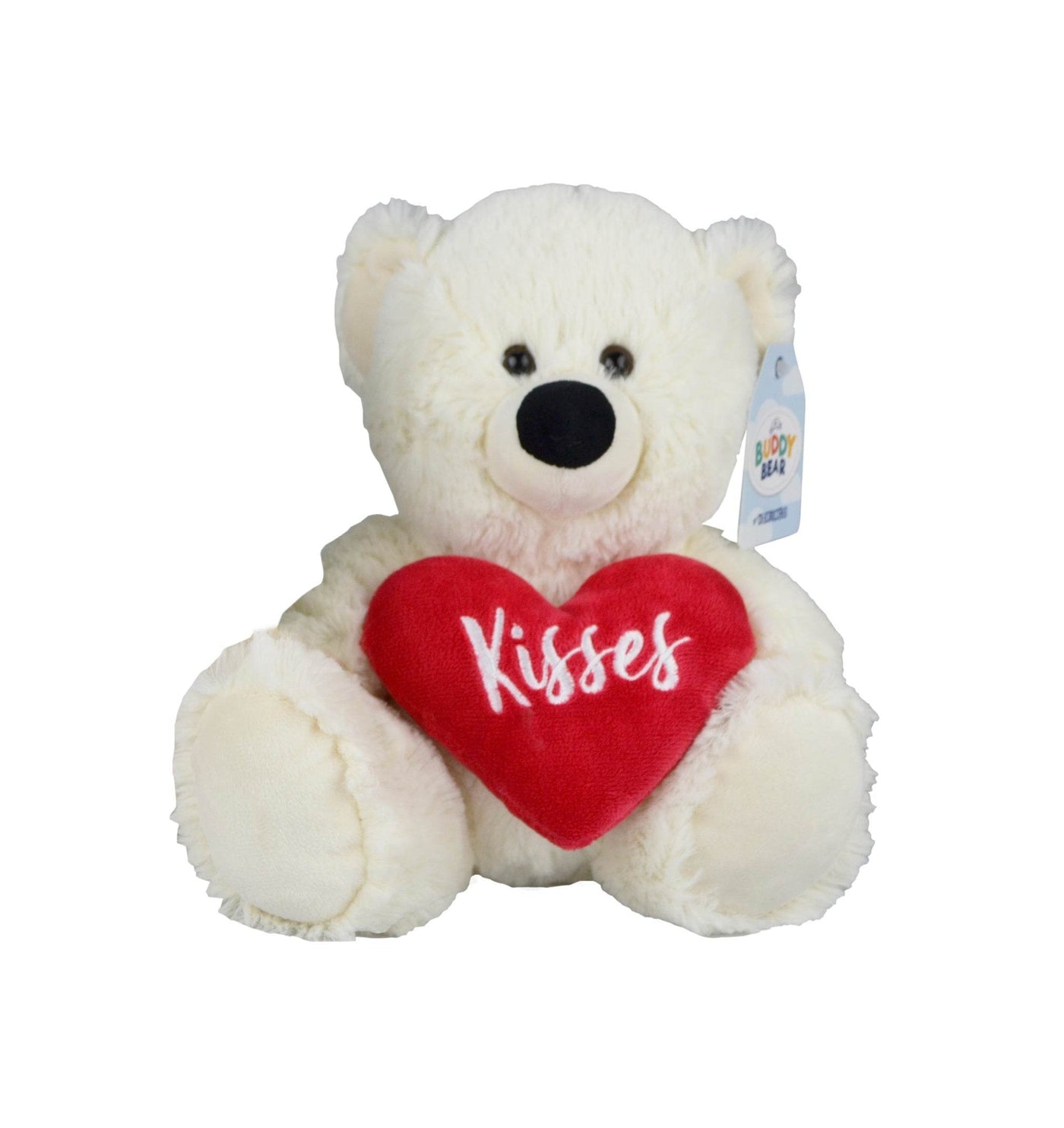 My Buddy Bear 23cm Buddy Valentines KISSES Soft Toy 3y+ - Outlet Shop For Kids